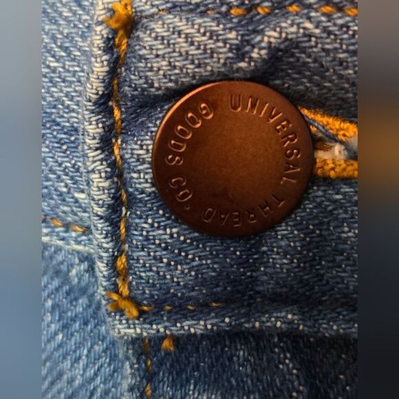 Universal Thread High-Rise Relaxed Wide-Leg Jeans Sz 10/30R Medium Blue … - Picture 3 of 6